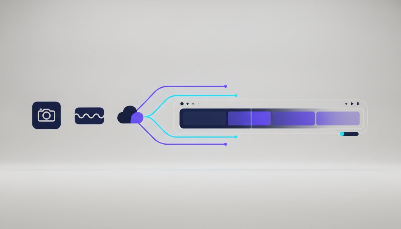 Esquema que ilustra una arquitectura unificada de generación de vídeo multimodal.