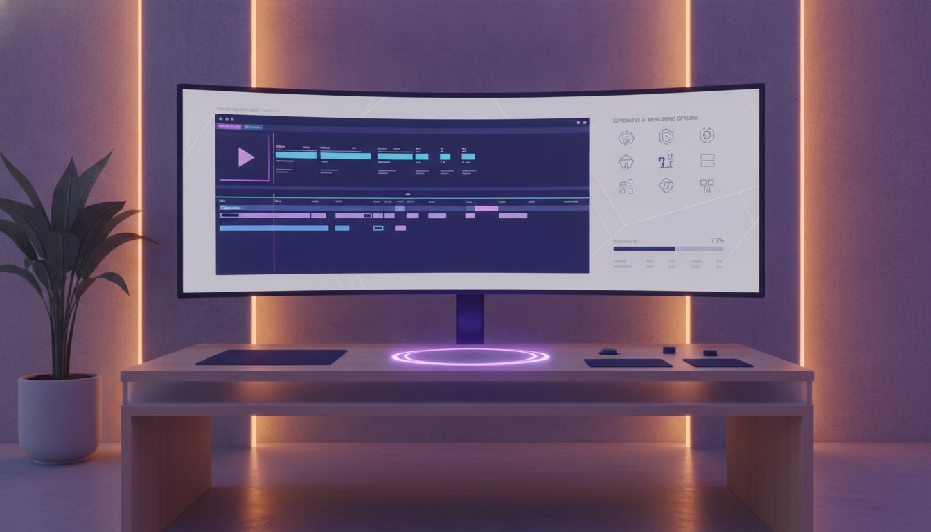 Digital dashboard for generative AI video production