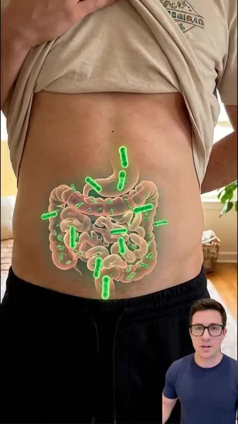 Generated explainer with an animated overlay across the torso and an inset presenter